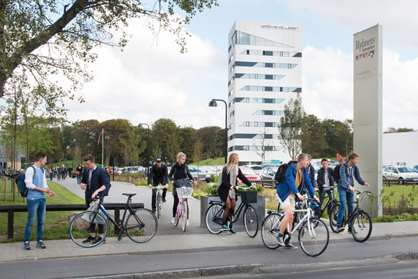 Cykelpendling i Esbjerg.